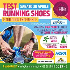 Test running shoes & outdoor experience a pian mune'